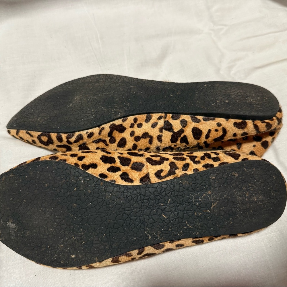 Steve Madden Leopard Print Pointed Flats women’s size 10m - Picture 5 of 5